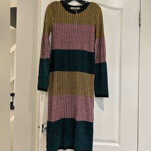 ASOS color block knit dress
